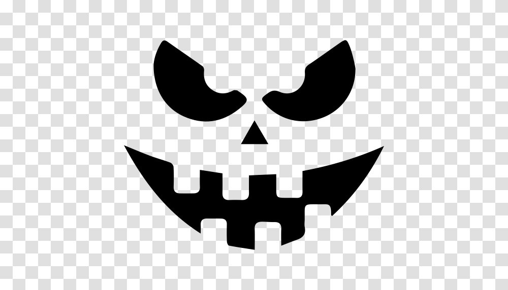 Face Halloween Scary Smiley Icon, Gray, World Of Warcraft Transparent Png