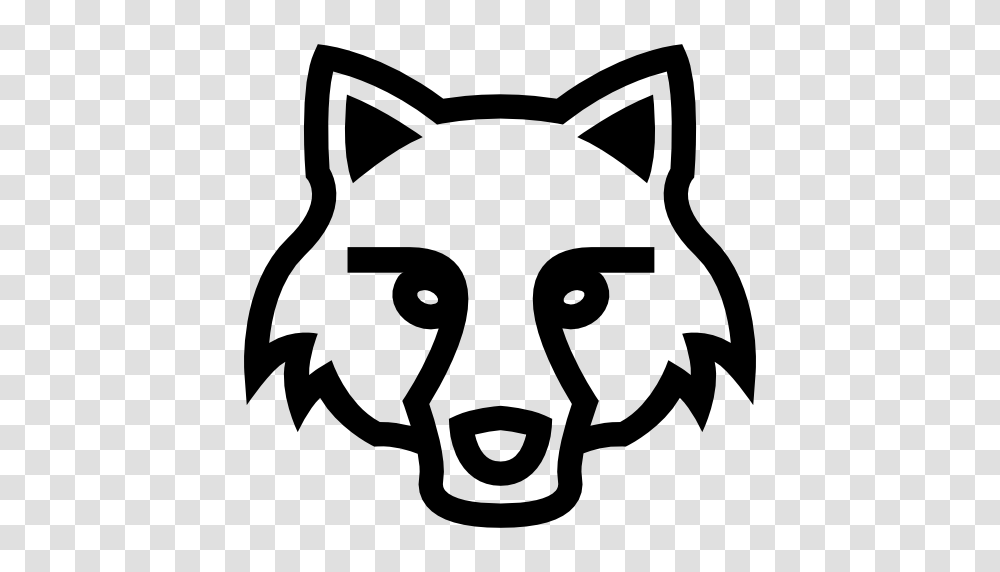 Face Heads Animals Fox Frontal Foxes Head Faces Animal Icon, Stencil, Label Transparent Png