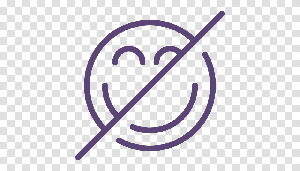 Face Joke No Not Allowed Sign Smile Icon, Label, Logo Transparent Png