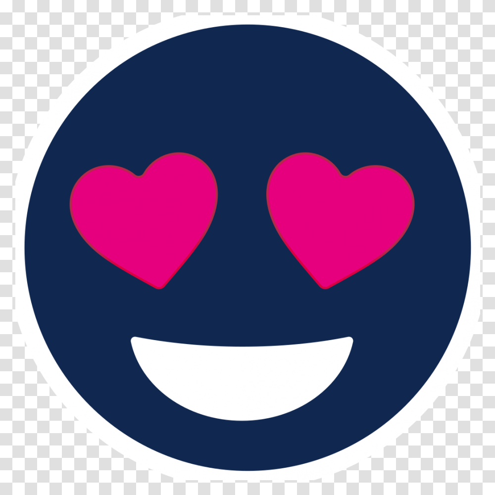 Face Love With Background Emoji, Heart, Label, Text, Pillow Transparent Png