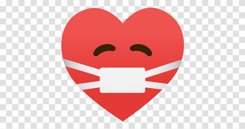 Face Mask Emojis Including A Heart Heart With Mask Emoji, Pillow, Cushion, Baseball Cap, Hat Transparent Png