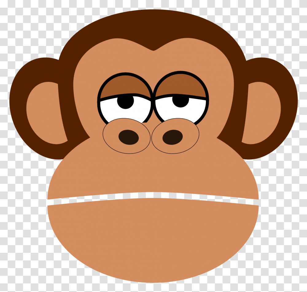 Face Of A Chimpanzee As Graphic Image Free Chimpanzee Clip Art, Cookie, Food, Biscuit, Wasp Transparent Png