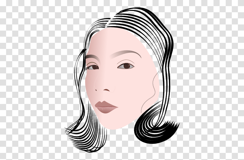 Face Of A Lady Clip Art Free Vector, Head, Helmet, Apparel Transparent Png