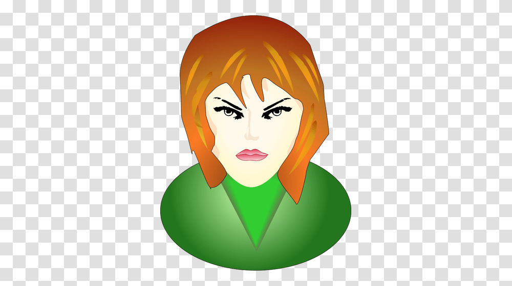 Face Of Angry Woman Vector, Elf Transparent Png