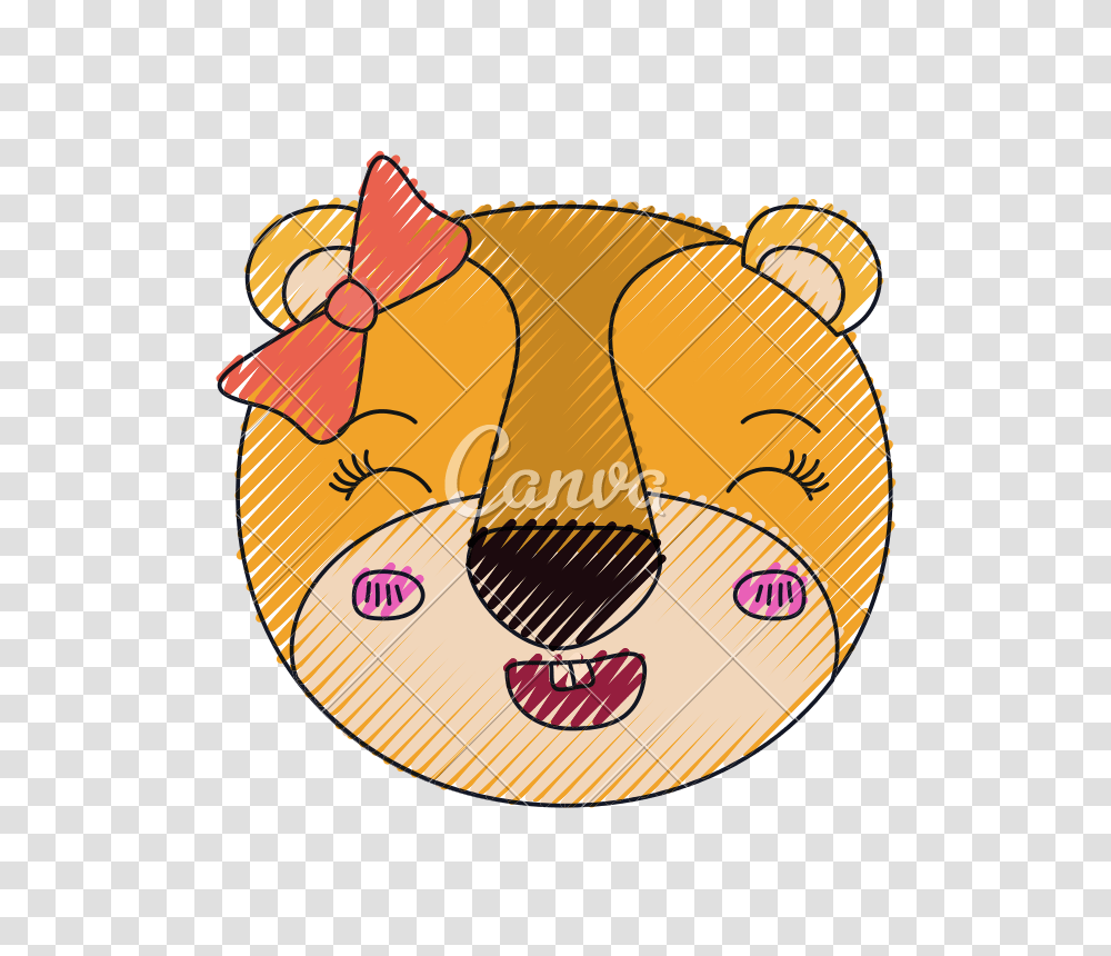 Face Of Lioness With Bow Lace, Animal, Lamp, Leisure Activities, Meal Transparent Png