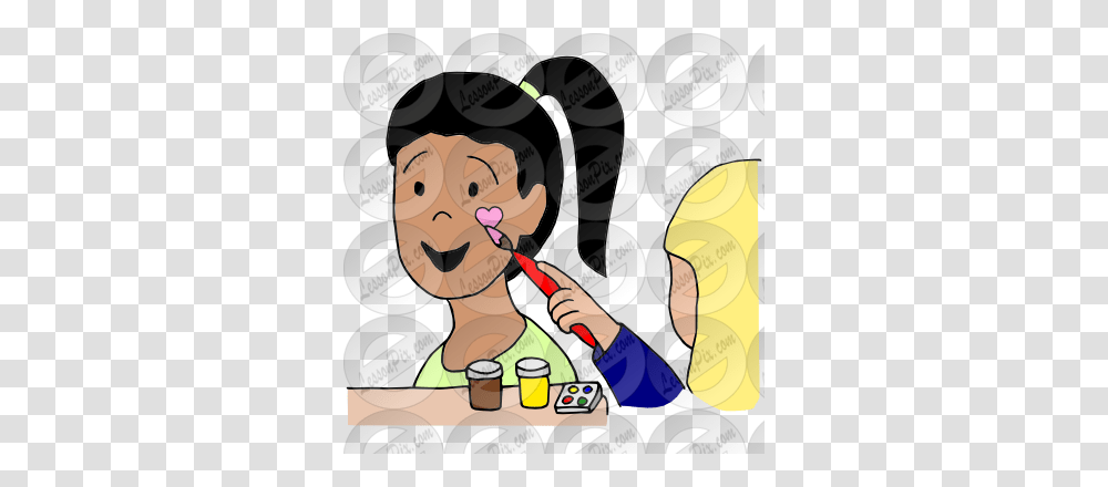 Face Paint Picture For Classroom Therapy Use, Person, Injection, Leisure Activities, Crowd Transparent Png