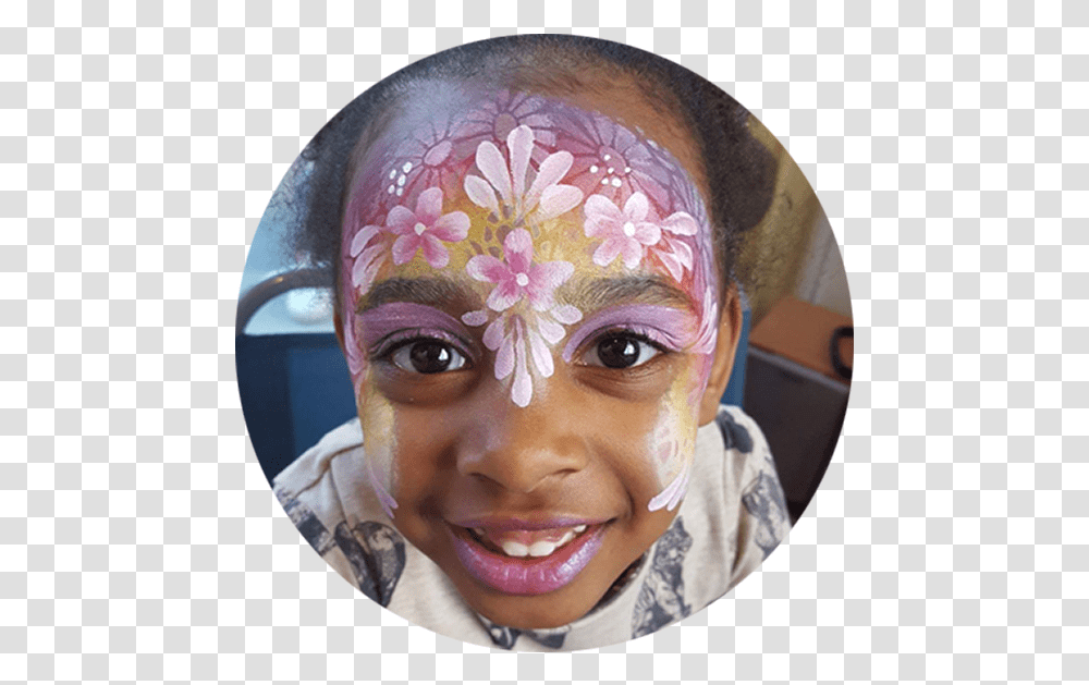 Face Painting Can Break The Ice And Create Conversation Girl, Person, Human, Head, Portrait Transparent Png