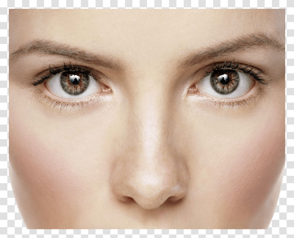 Face, Person, Skin, Human, Contact Lens Transparent Png