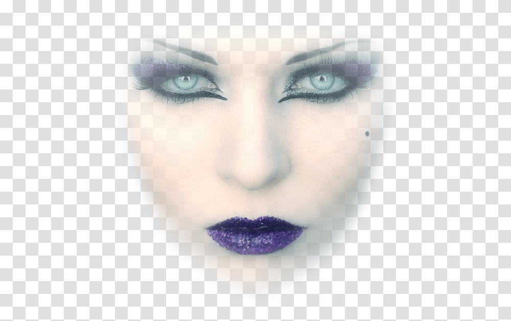 Face Portrait Model Girl Woman Mujer People Purple Tubes Psp Visage Femmes, Person, Human, Head, Mouth Transparent Png