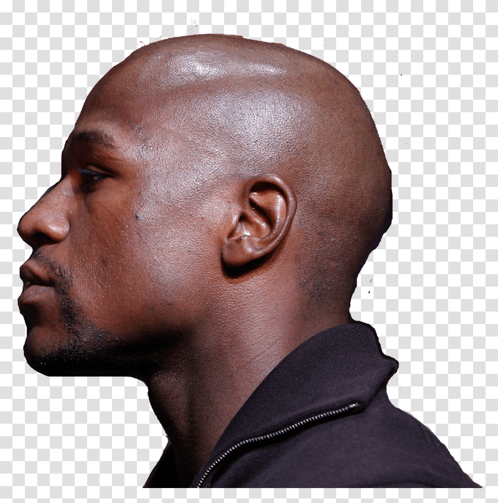 Face Profile Floyd Mayweather Face Profile, Person, Human, Head, Skin Transparent Png