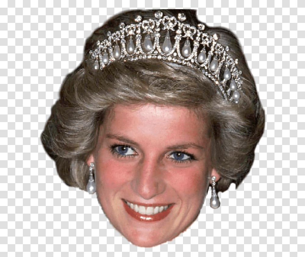 Face Royal Princess Princessdiana Diana 80s Ladydianarose Princess Diana, Accessories, Accessory, Jewelry, Tiara Transparent Png
