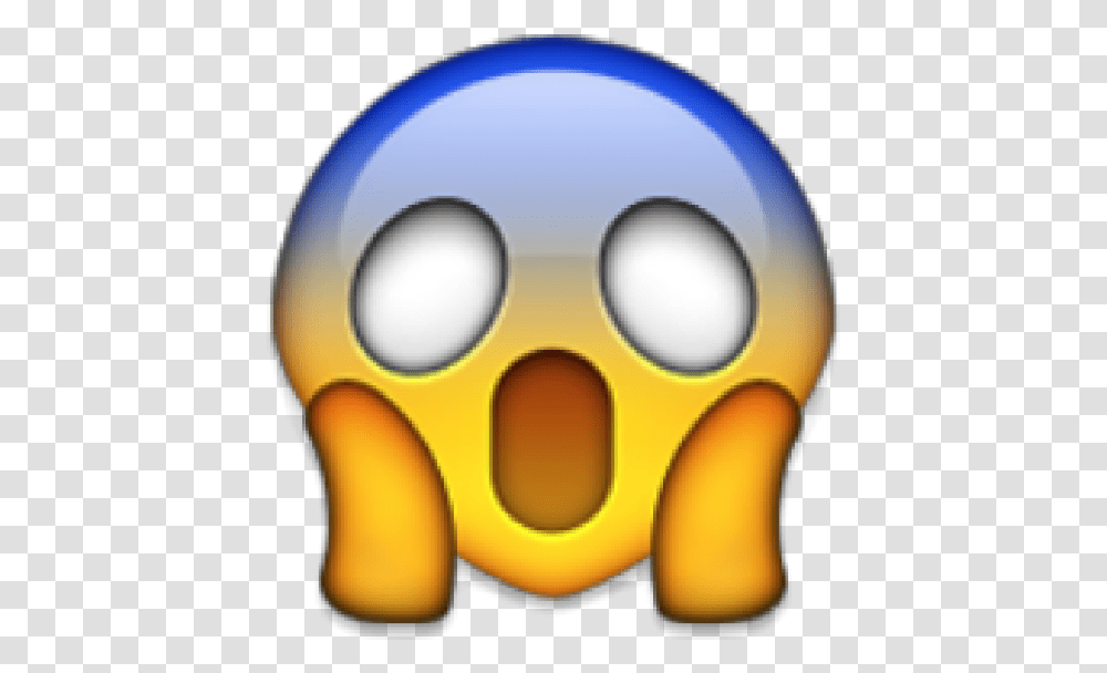Face Screaming In Fear Background Surprised Emoji, Disk, Hand, Head Transparent Png