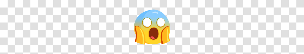 Face Screaming In Fear Emoji, Disk, Food, Outdoors, Nature Transparent Png