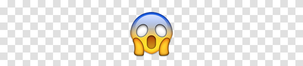 Face Screaming In Fear Emoji, Disk, Head, Crowd, Floor Transparent Png