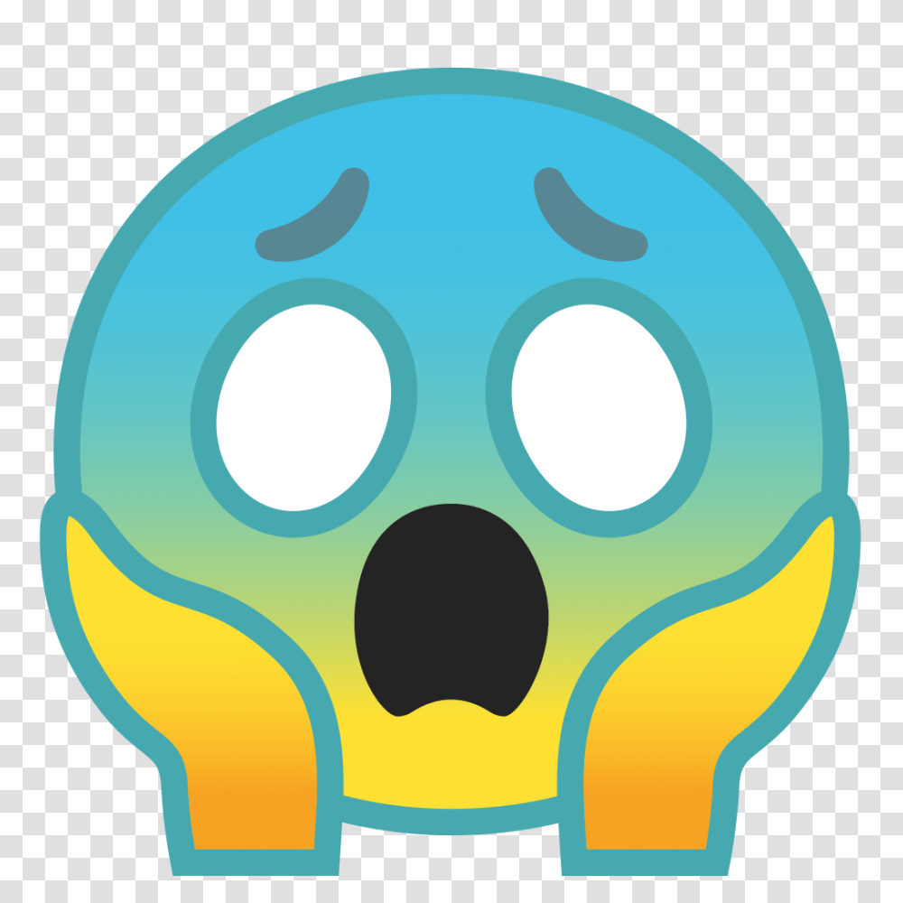 Face Screaming In Fear Icon Noto Emoji Smileys Iconset Google, Light, Lightbulb, Lighting, Headlight Transparent Png