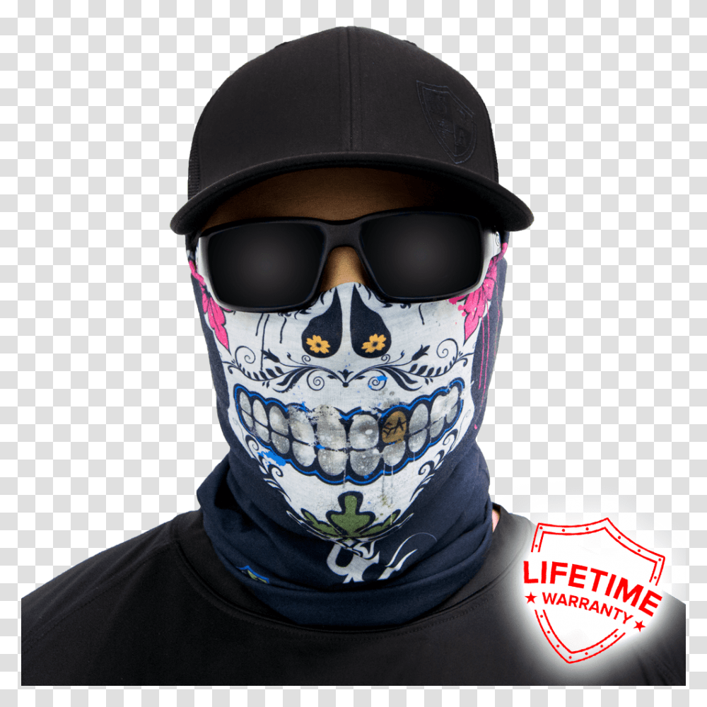 Face Shields Usa Skull, Apparel, Helmet, Bandana Transparent Png