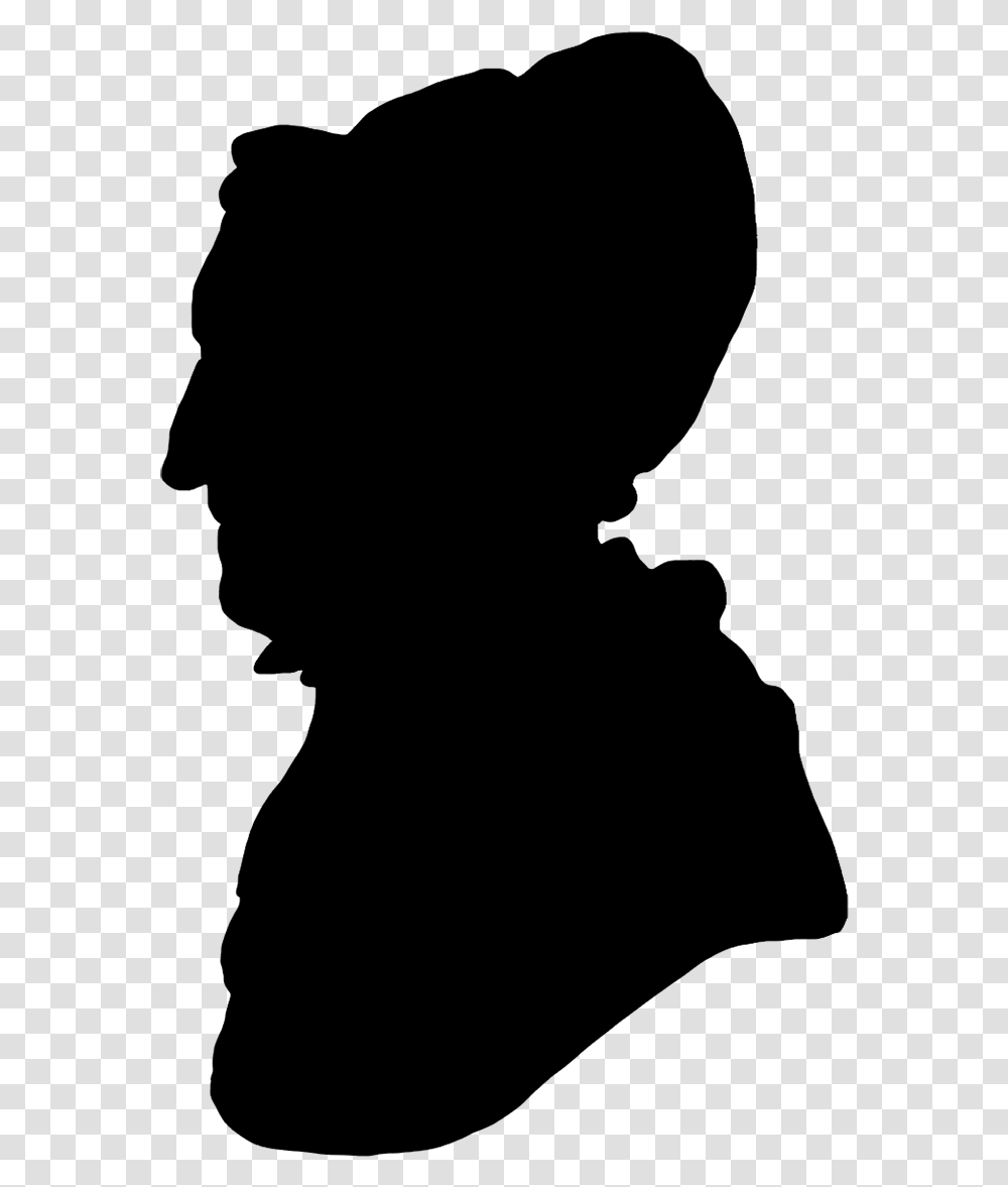Face Silhouette Older Woman Silhouette Of Old Lady, Gray, World Of Warcraft Transparent Png