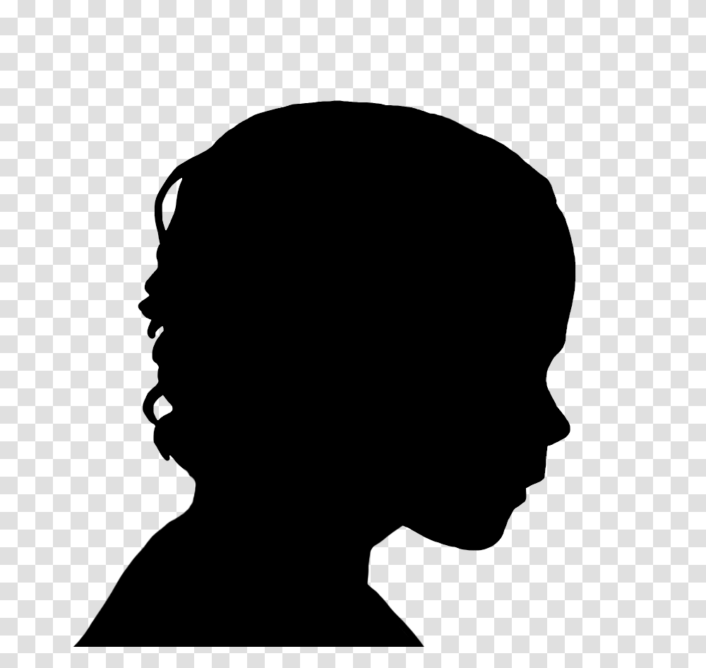 Face Silhouettes Of Men Women And Children, Plant Transparent Png
