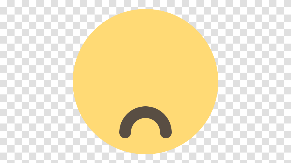 Face Smiley Sad Frown Emoji Dot, Label, Text, Tennis Ball, Food Transparent Png
