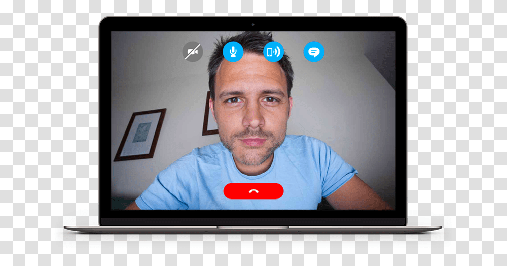 Face Webcam Man, Monitor, Screen, Electronics, Display Transparent Png