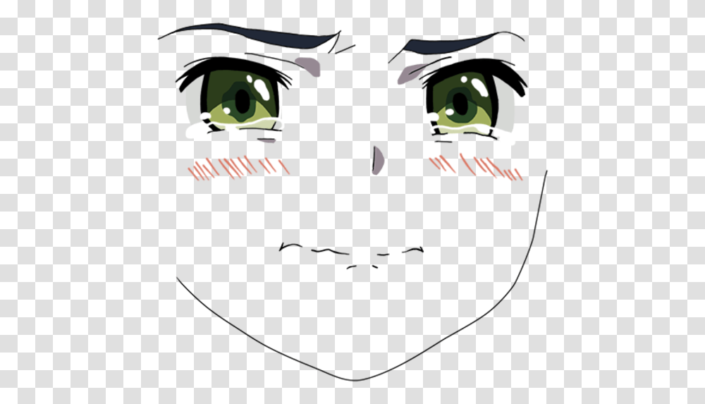 Face White Black Facial Expression Nose Smile Eye Line Darling In The Franxx Ichigo, Poster, Advertisement, Animal, Angry Birds Transparent Png