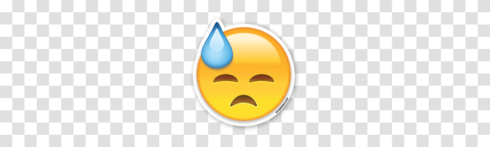 Face With Cold Sweat Decoracion Emoji Emoticon, Angry Birds Transparent Png