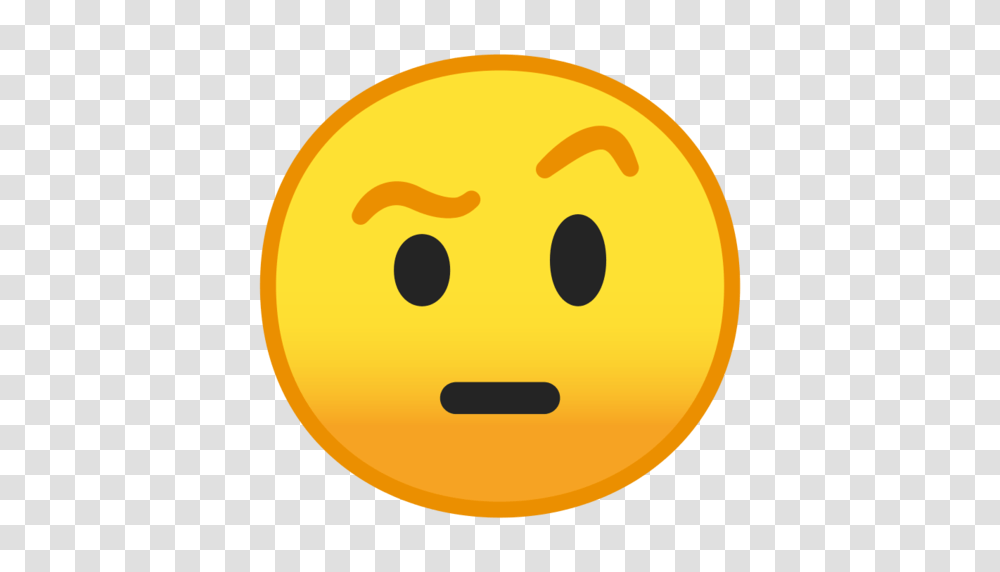 Face With Raised Eyebrow Emoji, Ball, Sphere, Wood Transparent Png