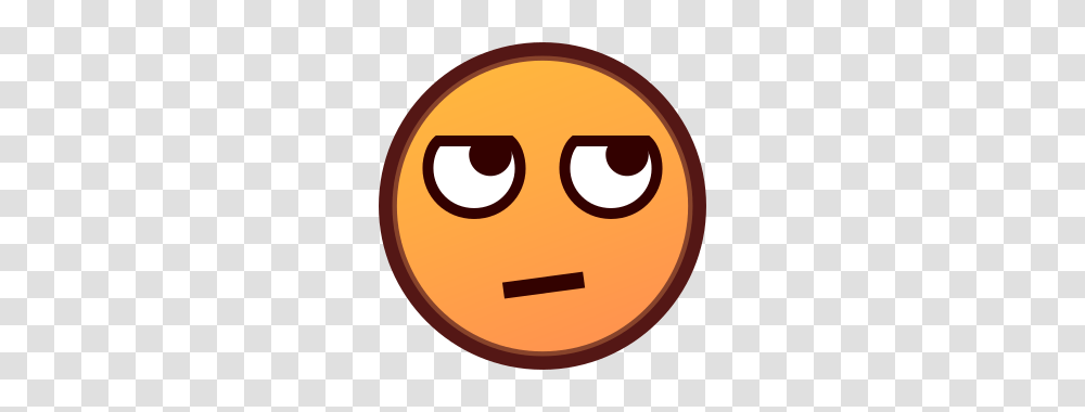 Face With Rolling Eyes Emojidex, Pac Man Transparent Png