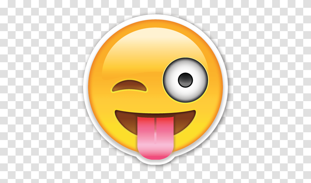 Face With Stuck Out Tongue And Winking Eye Plane Smileys, Pac Man, Mouth, Lip Transparent Png