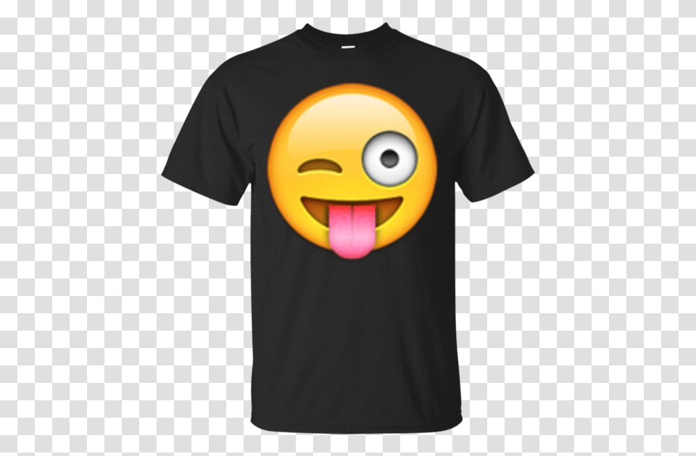 Face With Stuck Out Tongue And Winking Eye T Shirt Houston I Have A Drinking Problem, Apparel, T-Shirt, Person Transparent Png