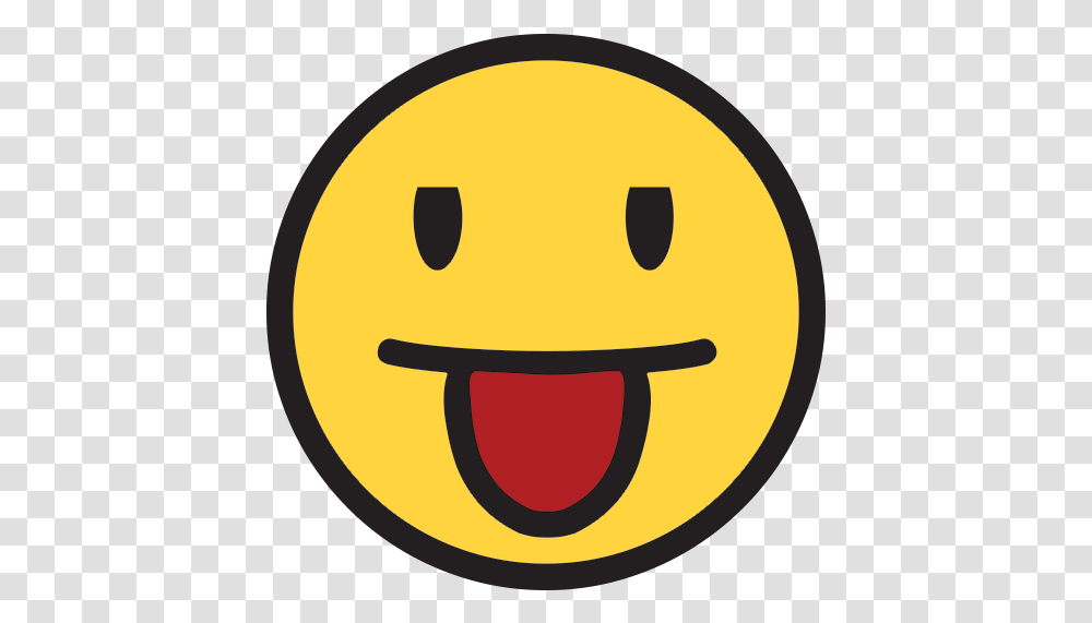 Face With Stuck Out Tongue Emoji For Facebook Email & Sms Emoji, Pac Man, Mouth, Lip Transparent Png