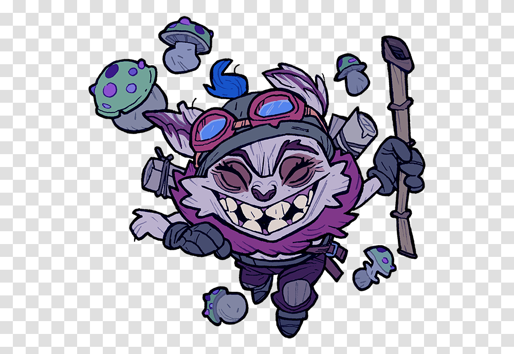 Face Your Fears Teemo, Doodle, Drawing Transparent Png