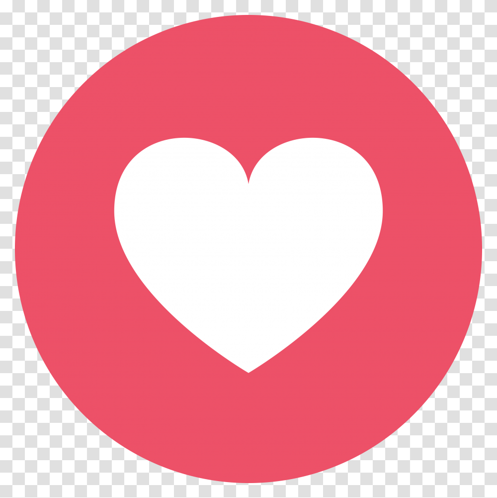 Facebook Amei Emoji White Heart In Red Circle, Pillow, Cushion Transparent Png