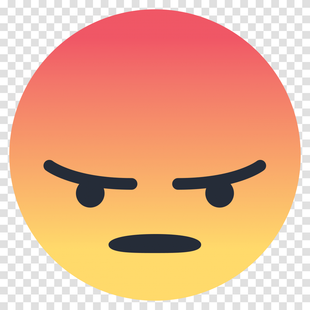 Facebook Angry Emoji Like, Label, Plant, Head Transparent Png