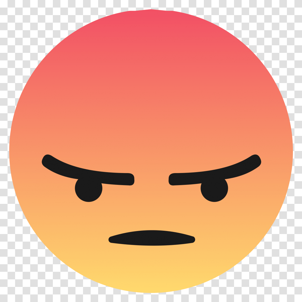 Facebook Angry Reaction Facebook Angry Emoji, Label, Text, Sticker, Plant Transparent Png