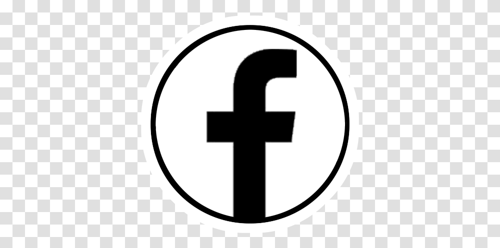 Facebook Black And White Logo Black And White Facebook Logo, Cross, Symbol, Word, First Aid Transparent Png