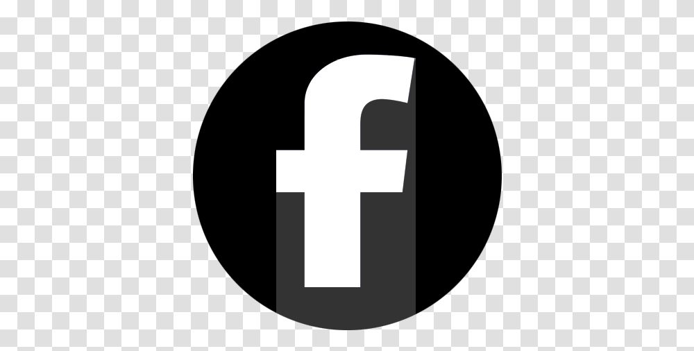 Facebook Black Circle Facebook Logo Pdn Black Full Size Circle Logo Facebook White, Word, First Aid, Alphabet, Text Transparent Png