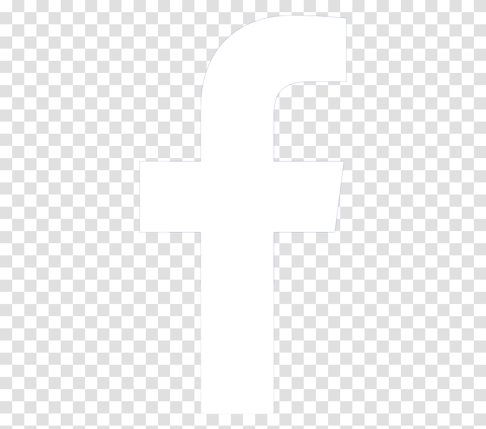 Facebook Blanco Y Negro, Cross, Crucifix Transparent Png