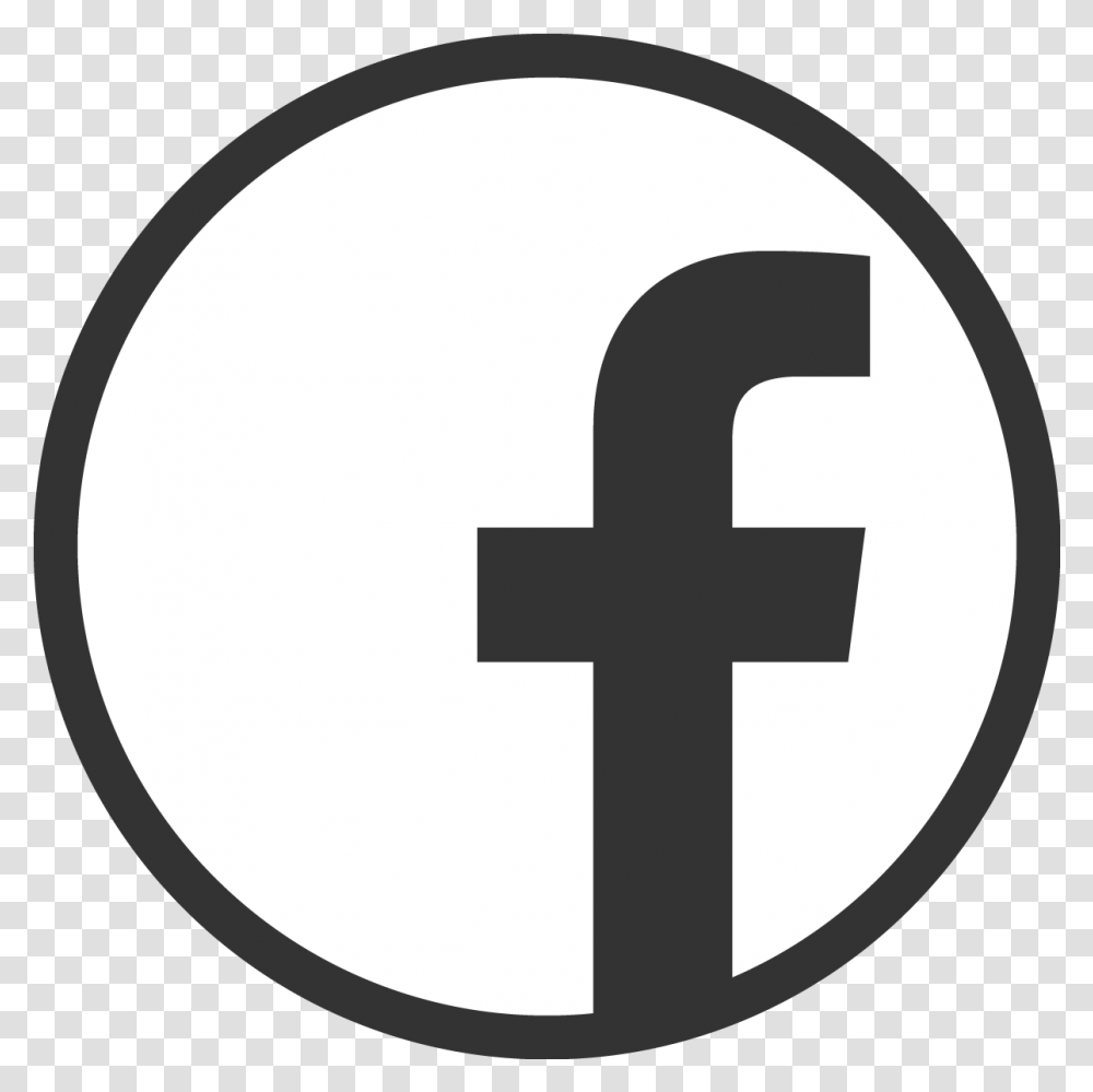 Facebook Block Download Free Hq Background Circle Facebook Icon White, Number, Symbol, Text, Cross Transparent Png