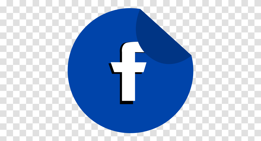 Facebook Blue Social Networks Stickers Free Icon Of Iconos De Redes Sociales Sticker, Text, Symbol, Logo, Trademark Transparent Png