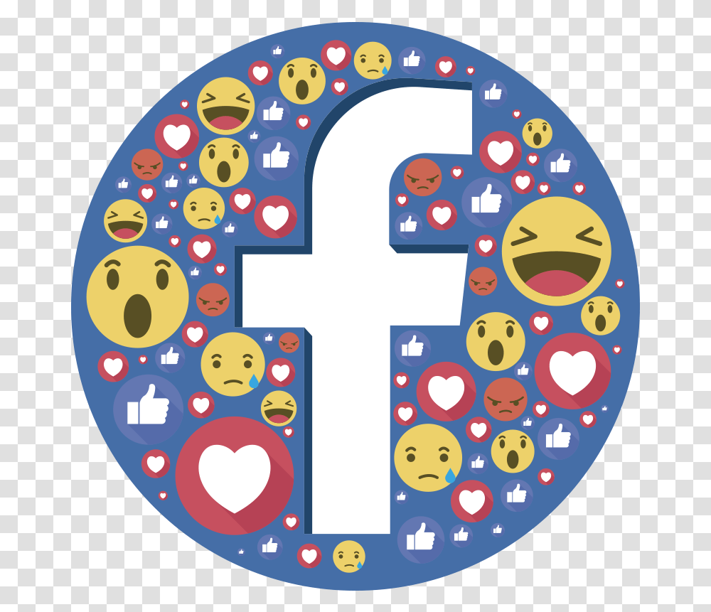 Facebook Emoji Logo Window Decal Tenstickers Old Wareham, Number, Symbol, Text, Rug Transparent Png