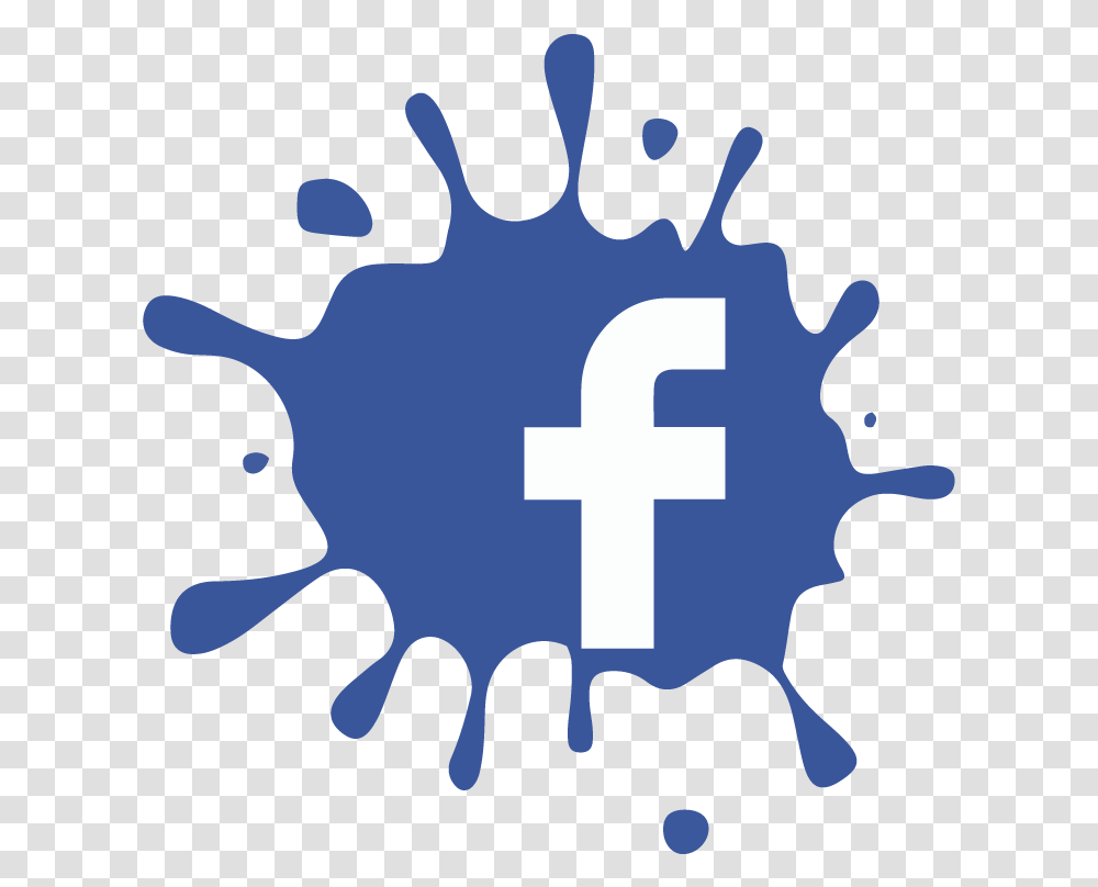 Facebook F Splat Splash Icon Logo Vector Free Vector Social Media, Hand, Poster, Advertisement, Weapon Transparent Png