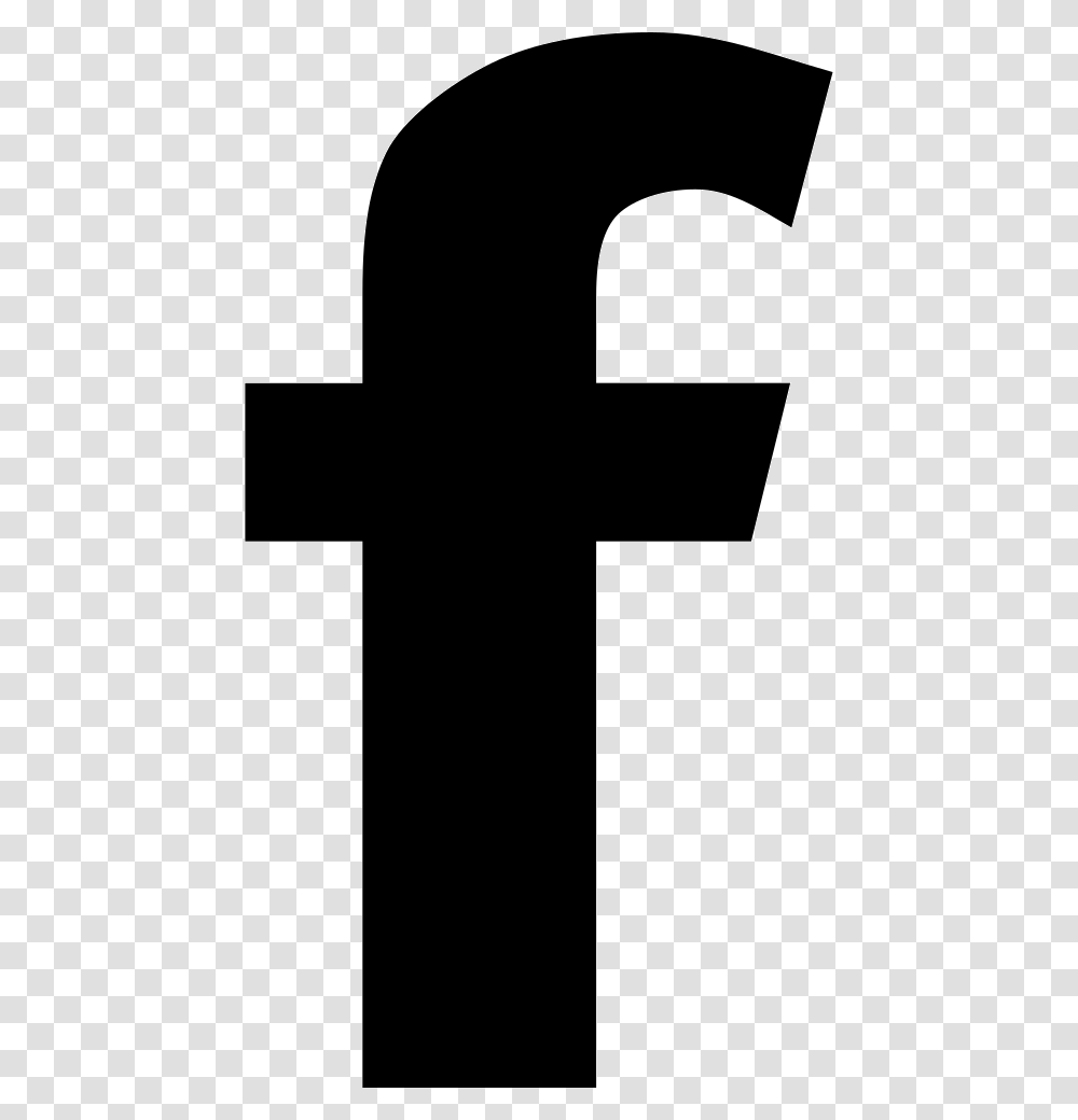 Facebook F, Cross, Crucifix, Silhouette Transparent Png