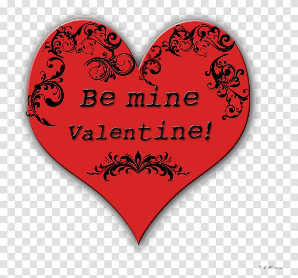Facebook Graphics Be Mine Valentine Heart Transparent Png