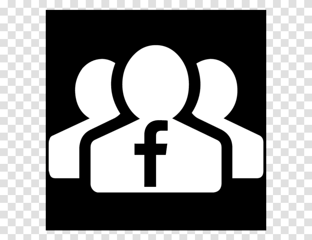 Facebook Group Icon Black, Priest, Word Transparent Png