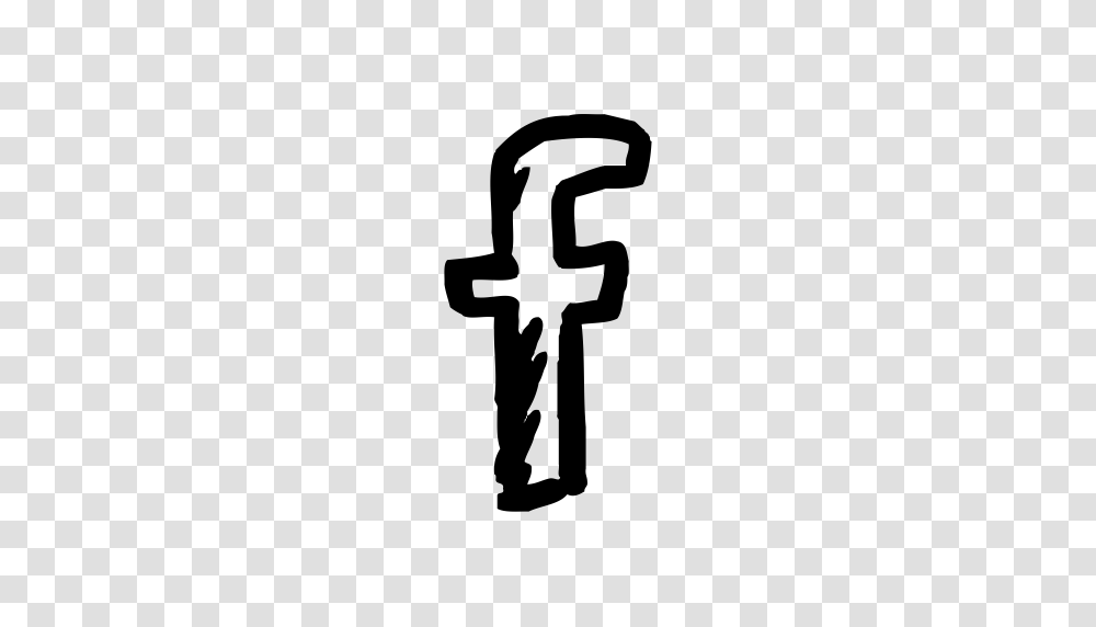 Facebook Hand Drawn Social Icon, Gray, World Of Warcraft Transparent Png