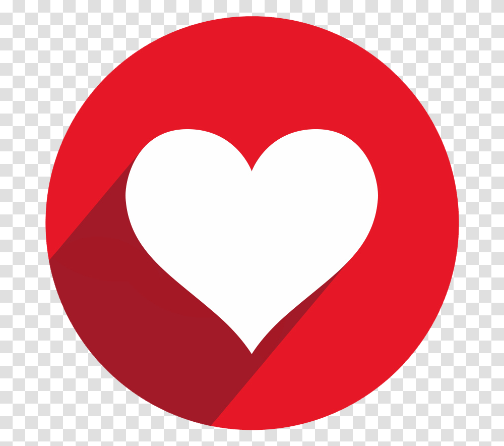 Facebook Heart Symbols Icons Youtube Circle Logo, Pillow, Cushion Transparent Png