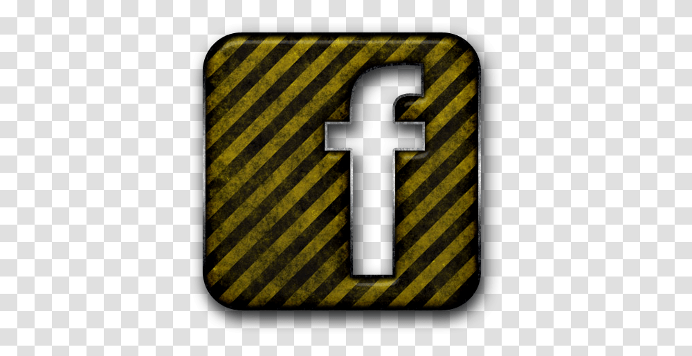 Facebook Icon Black Carbon Fiber Airpods Case, Cross, Symbol, Text, Logo Transparent Png