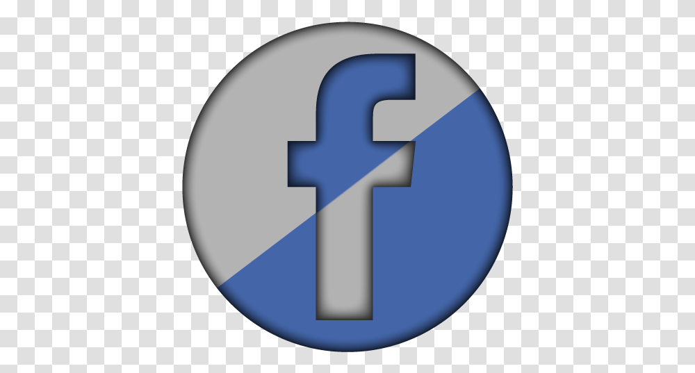 Facebook Icon Circle Cross, Symbol, Text, Hand, Word Transparent Png