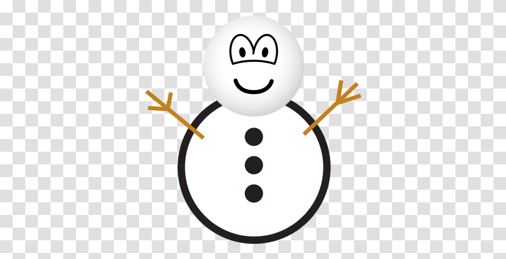 Facebook Icon For Snowman Images Facebook Christmas Sneeuwpop Smiley, Nature, Outdoors, Winter Transparent Png